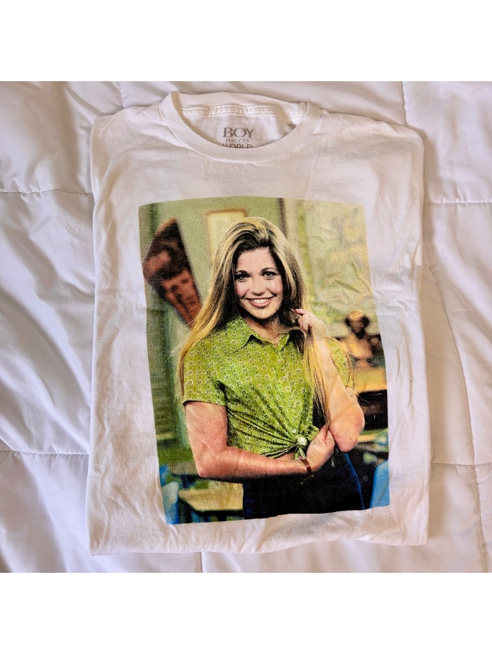 y2k boy meets world topanga short sleeve t-shirt graphic tee 2XL disney channel